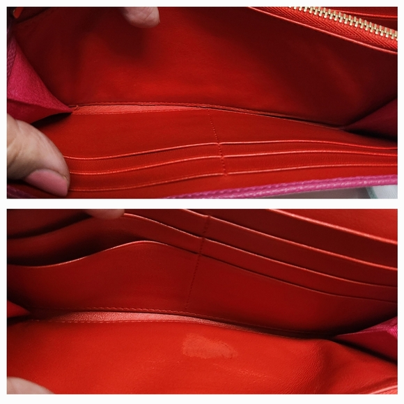 BVLGARI Bvlgari Pink Leather Bifold Wallet - Picture 10 of 16